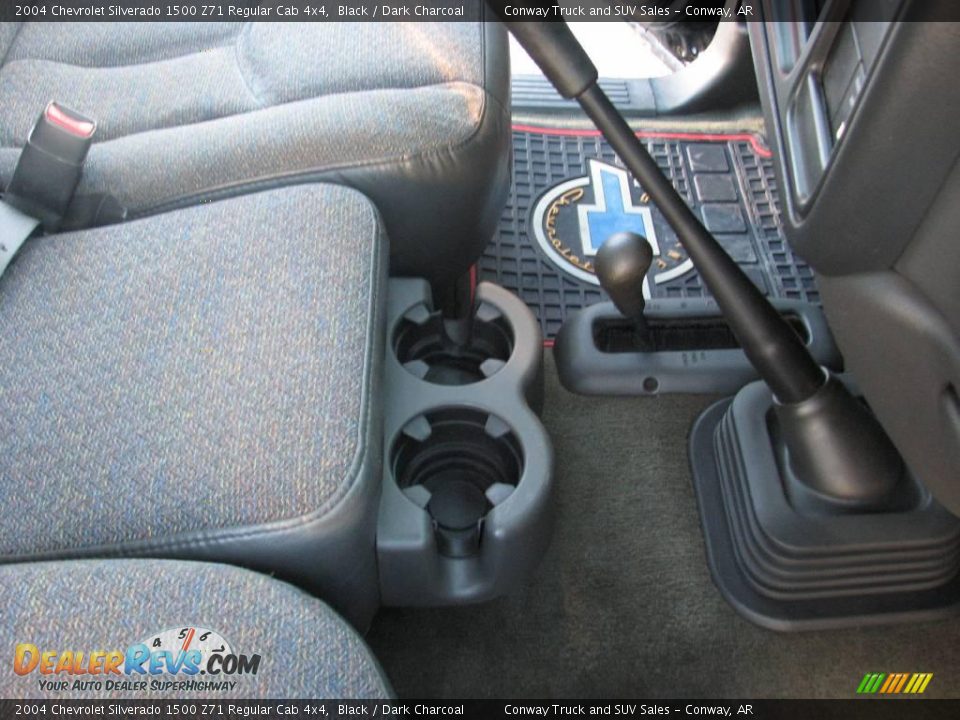 2004 Chevrolet Silverado 1500 Z71 Regular Cab 4x4 Black / Dark Charcoal Photo #14