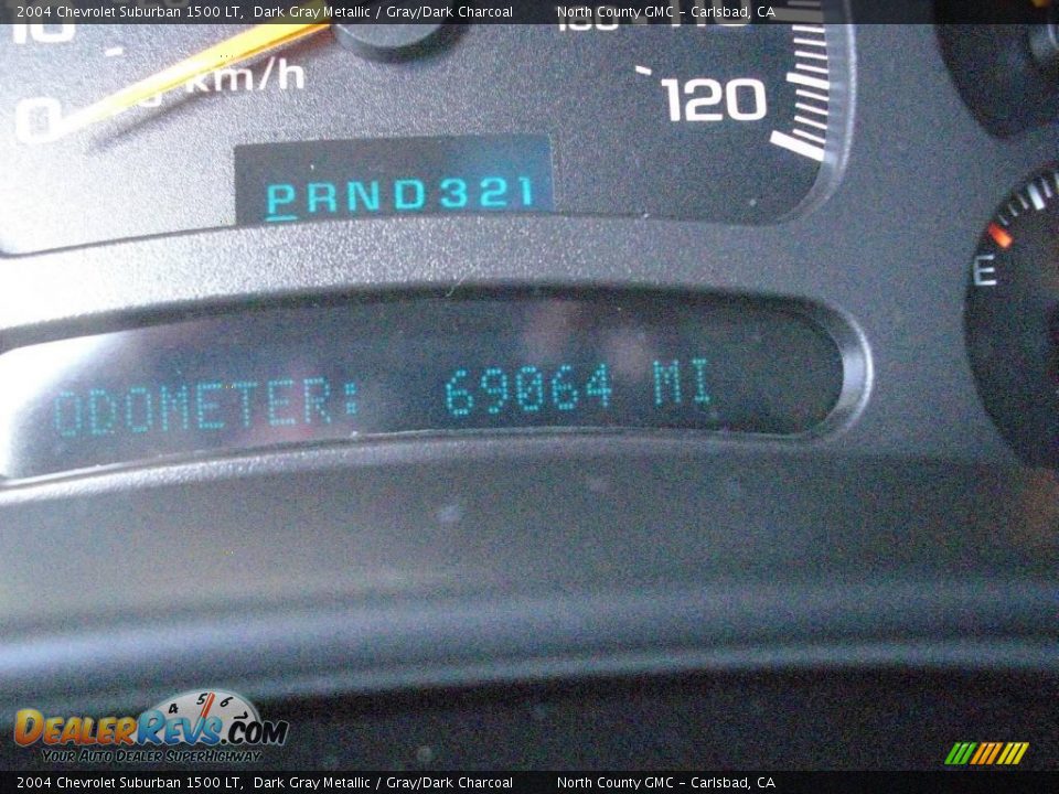 2004 Chevrolet Suburban 1500 LT Dark Gray Metallic / Gray/Dark Charcoal Photo #15