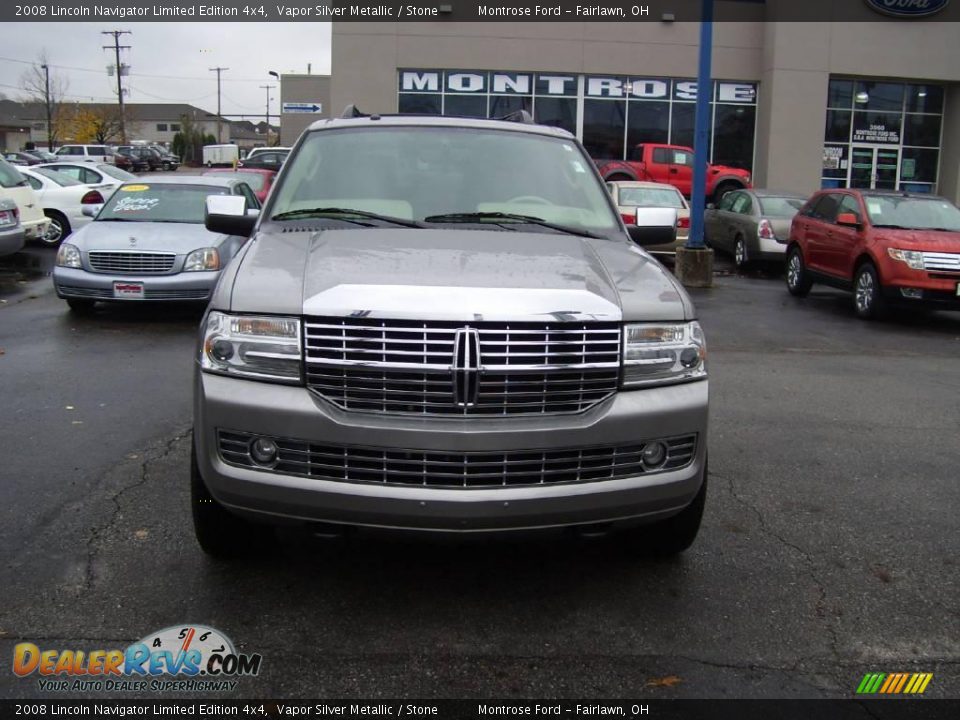 2008 Lincoln Navigator Limited Edition 4x4 Vapor Silver Metallic / Stone Photo #1