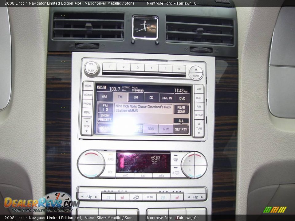 2008 Lincoln Navigator Limited Edition 4x4 Vapor Silver Metallic / Stone Photo #6