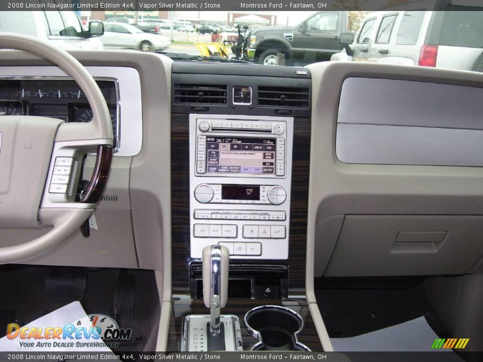 2008 Lincoln Navigator Limited Edition 4x4 Vapor Silver Metallic / Stone Photo #7