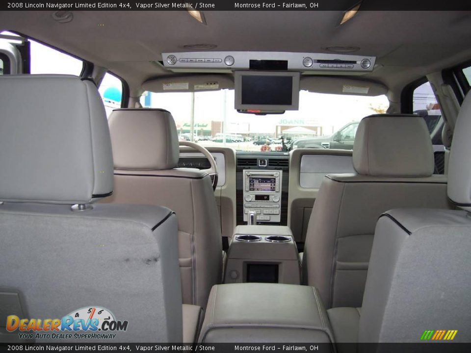 2008 Lincoln Navigator Limited Edition 4x4 Vapor Silver Metallic / Stone Photo #8
