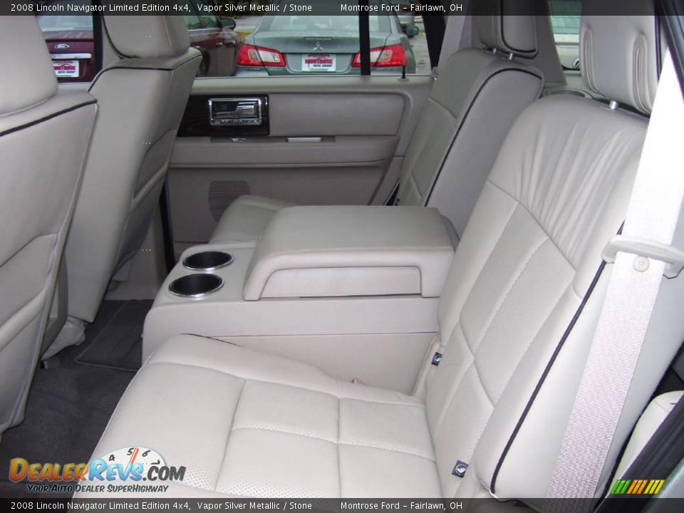 2008 Lincoln Navigator Limited Edition 4x4 Vapor Silver Metallic / Stone Photo #9