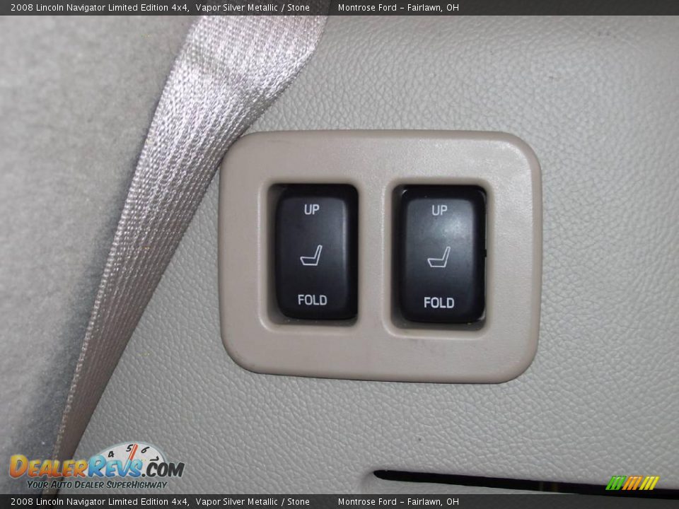 2008 Lincoln Navigator Limited Edition 4x4 Vapor Silver Metallic / Stone Photo #12