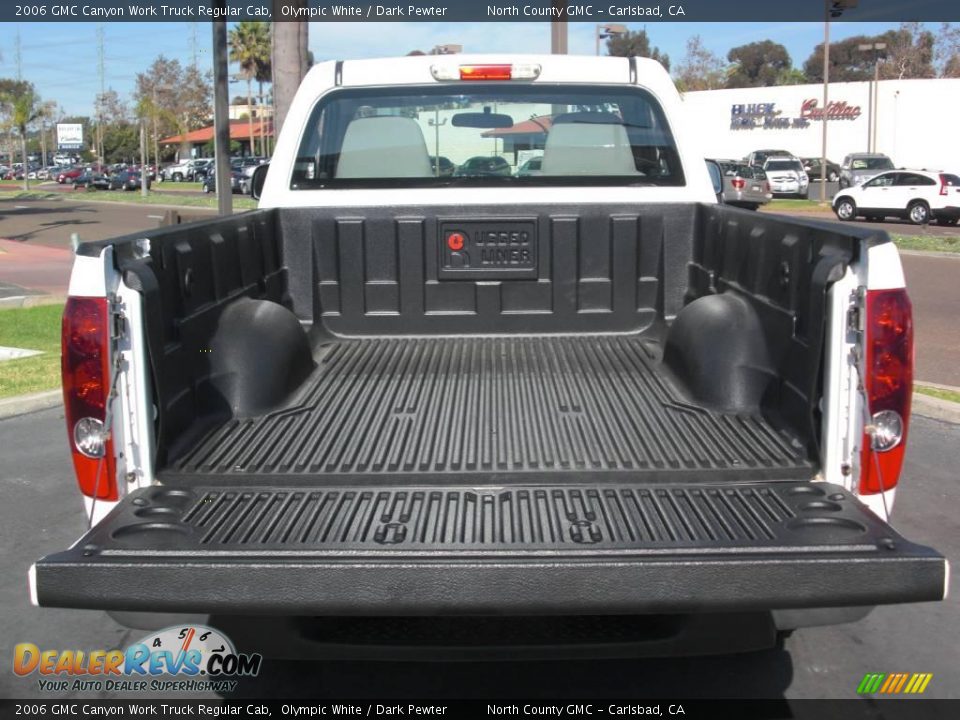 2006 GMC Canyon Work Truck Regular Cab Olympic White / Dark Pewter Photo #5