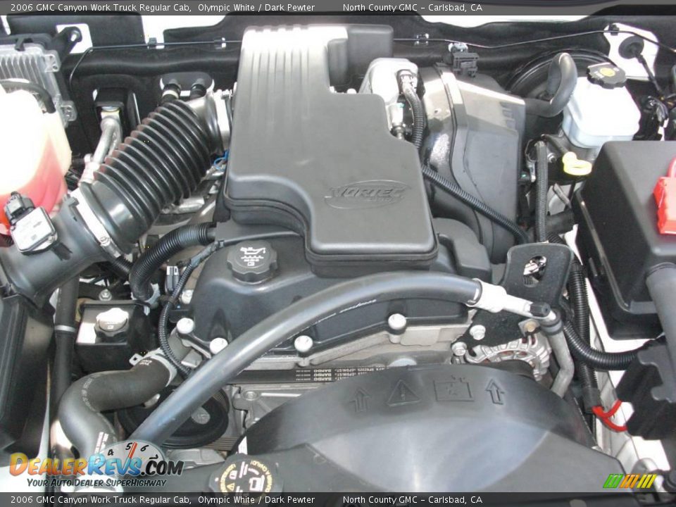 2006 GMC Canyon Work Truck Regular Cab Olympic White / Dark Pewter Photo #32