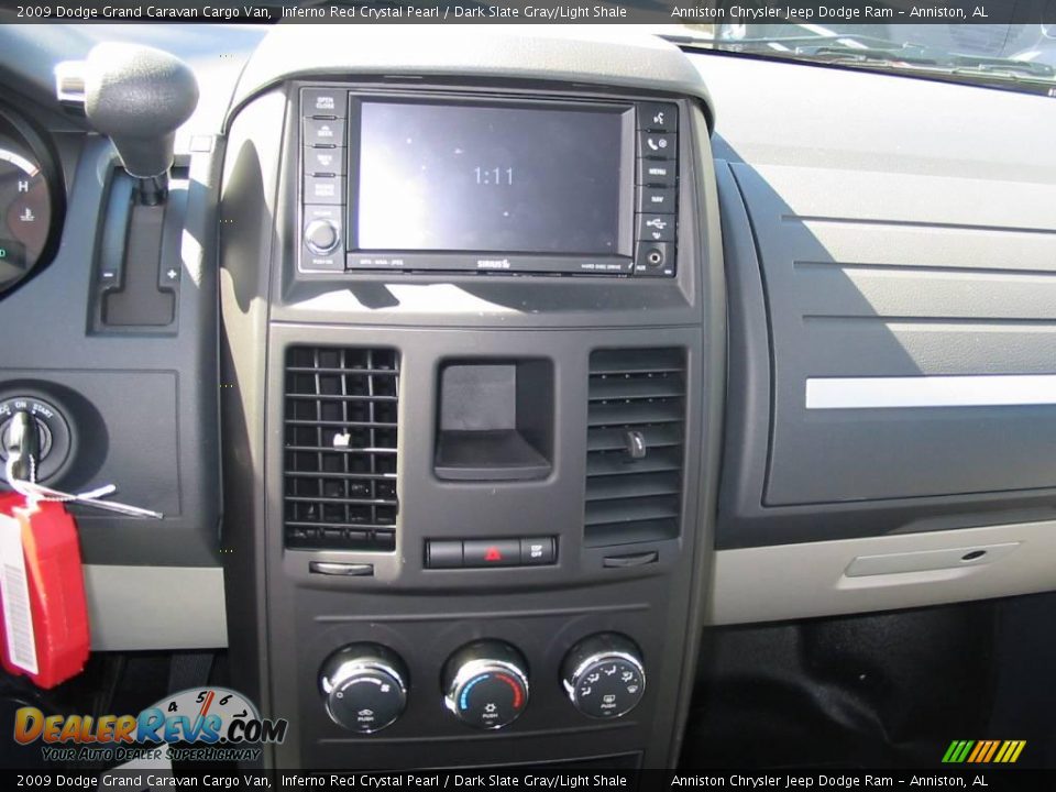 2009 Dodge Grand Caravan Cargo Van Inferno Red Crystal Pearl / Dark Slate Gray/Light Shale Photo #5