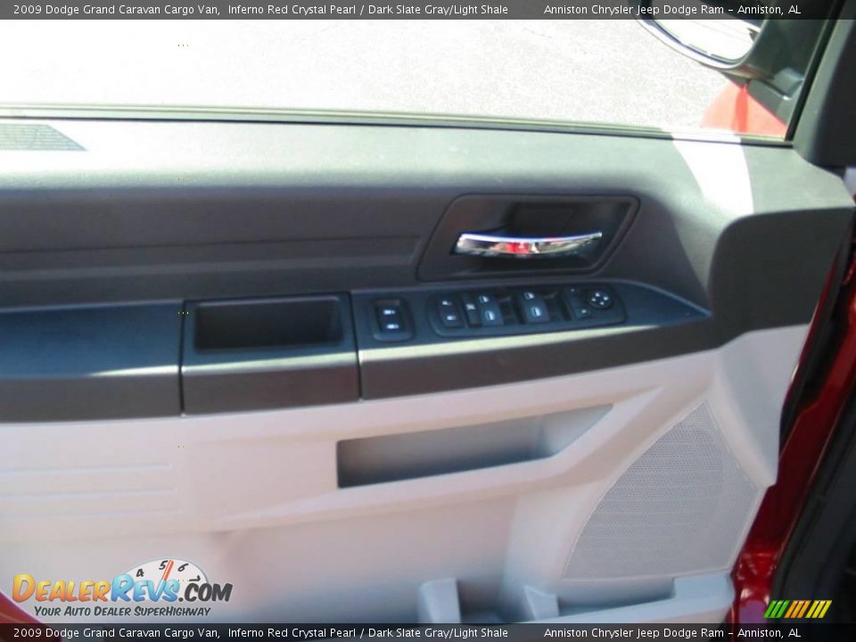 2009 Dodge Grand Caravan Cargo Van Inferno Red Crystal Pearl / Dark Slate Gray/Light Shale Photo #9
