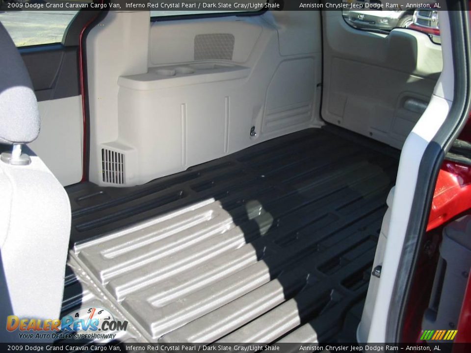 2009 Dodge Grand Caravan Cargo Van Inferno Red Crystal Pearl / Dark Slate Gray/Light Shale Photo #10