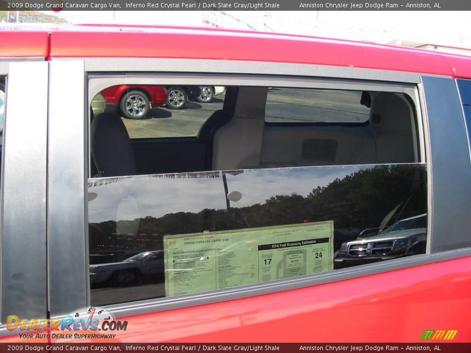 2009 Dodge Grand Caravan Cargo Van Inferno Red Crystal Pearl / Dark Slate Gray/Light Shale Photo #13
