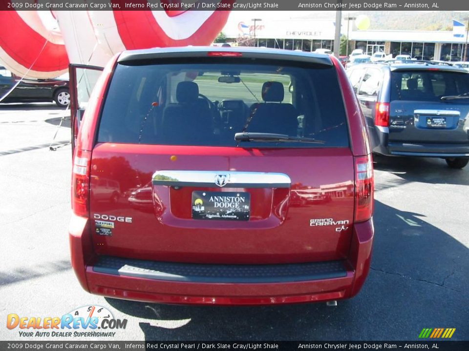 2009 Dodge Grand Caravan Cargo Van Inferno Red Crystal Pearl / Dark Slate Gray/Light Shale Photo #16