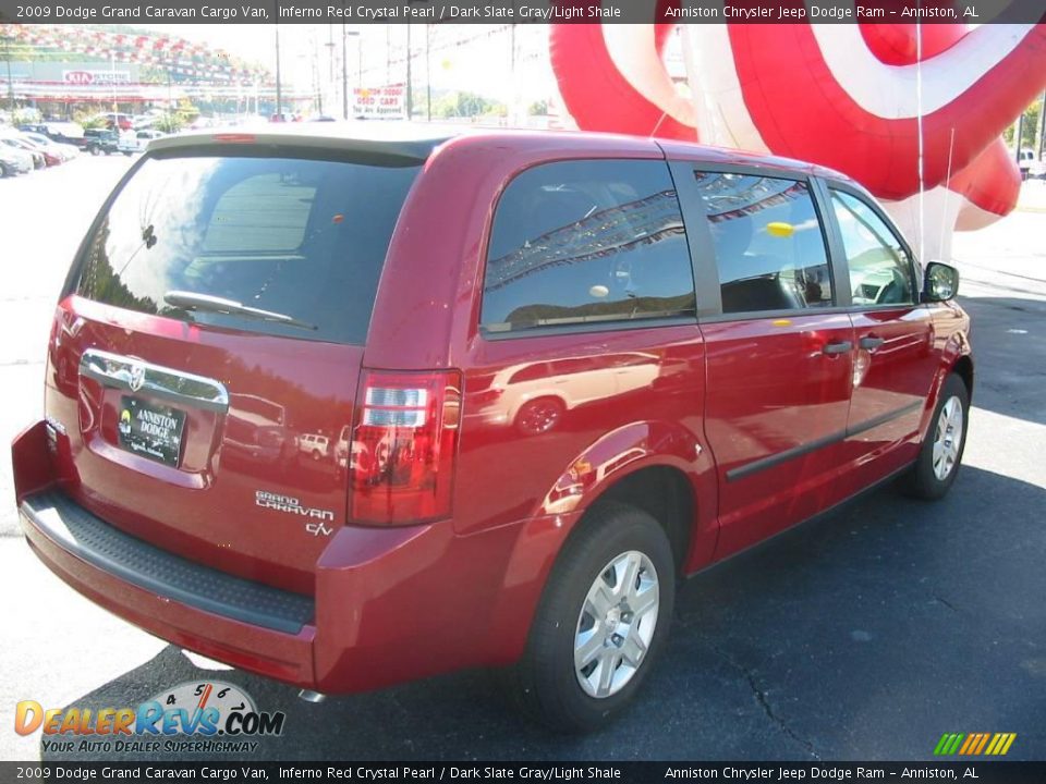 2009 Dodge Grand Caravan Cargo Van Inferno Red Crystal Pearl / Dark Slate Gray/Light Shale Photo #17
