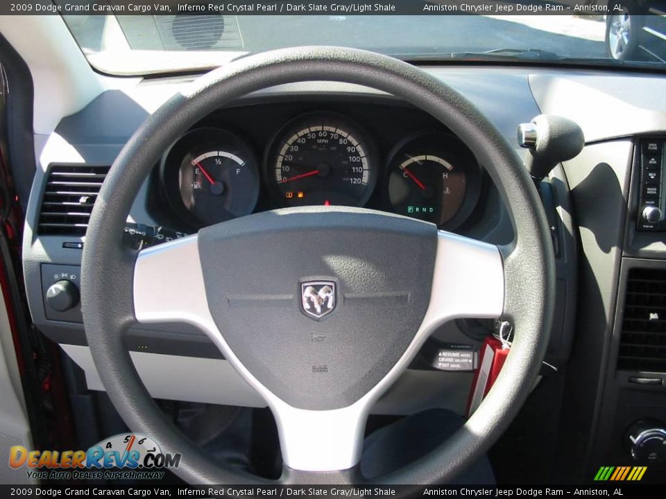 2009 Dodge Grand Caravan Cargo Van Inferno Red Crystal Pearl / Dark Slate Gray/Light Shale Photo #19