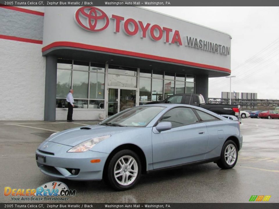 2005 Toyota Celica GT Zephyr Blue Metallic / Black Photo #1