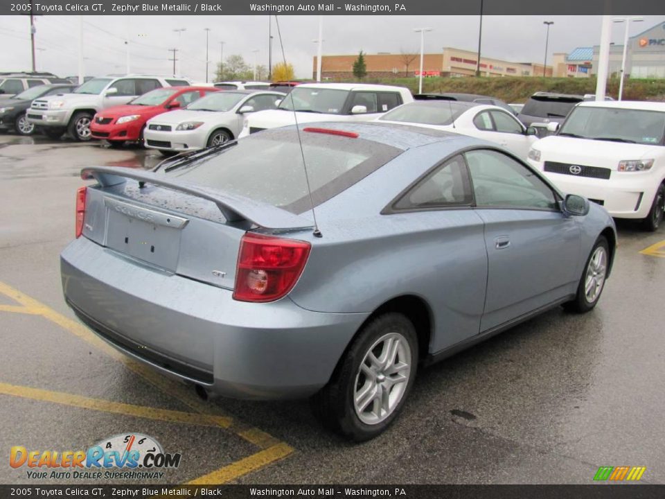 2005 Toyota Celica GT Zephyr Blue Metallic / Black Photo #5