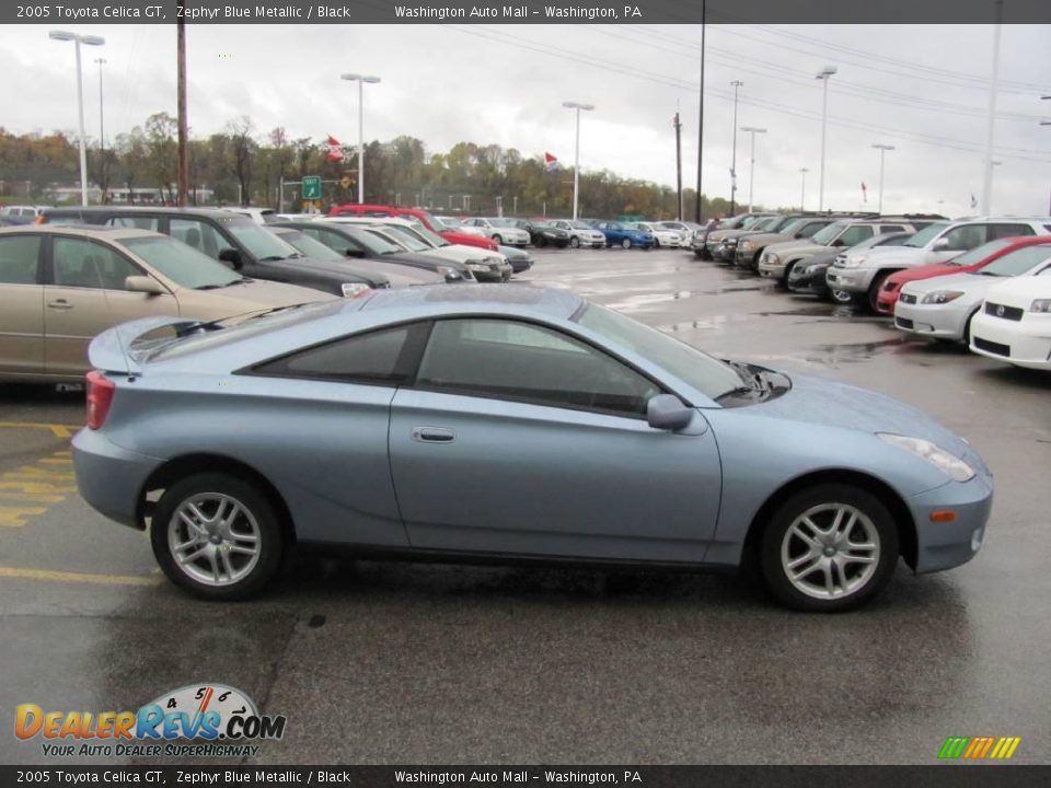 2005 Toyota Celica GT Zephyr Blue Metallic / Black Photo #6