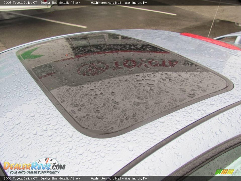 2005 Toyota Celica GT Zephyr Blue Metallic / Black Photo #9