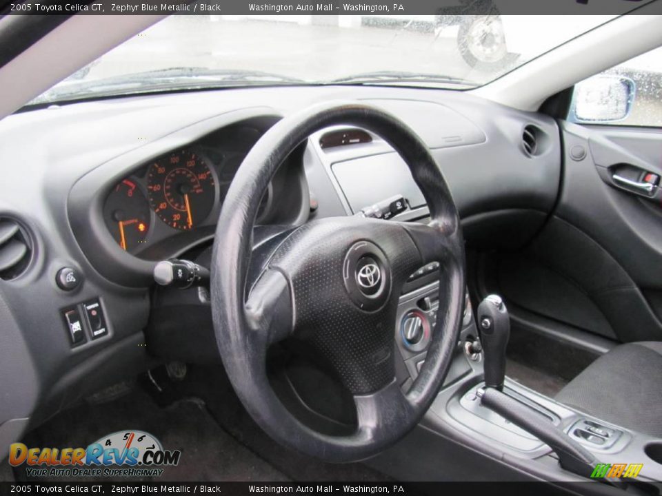 2005 Toyota Celica GT Zephyr Blue Metallic / Black Photo #12
