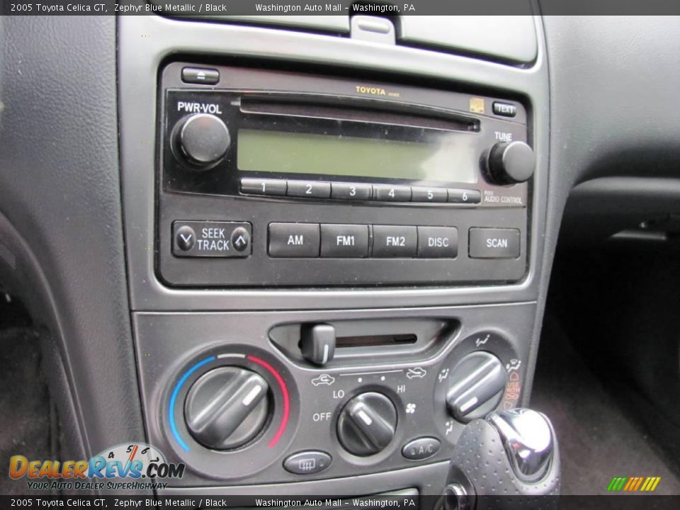 2005 Toyota Celica GT Zephyr Blue Metallic / Black Photo #16