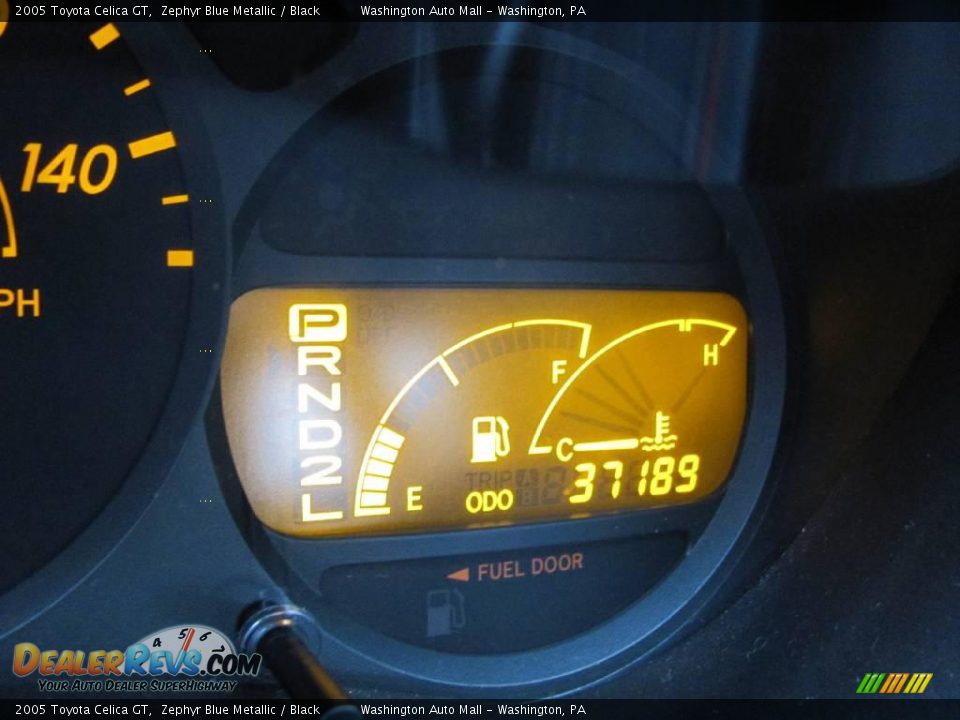 2005 Toyota Celica GT Zephyr Blue Metallic / Black Photo #20