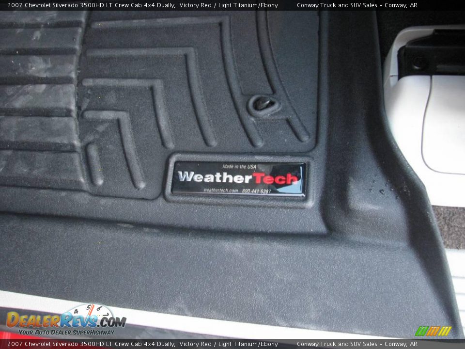 2007 Chevrolet Silverado 3500HD LT Crew Cab 4x4 Dually Victory Red / Light Titanium/Ebony Photo #20