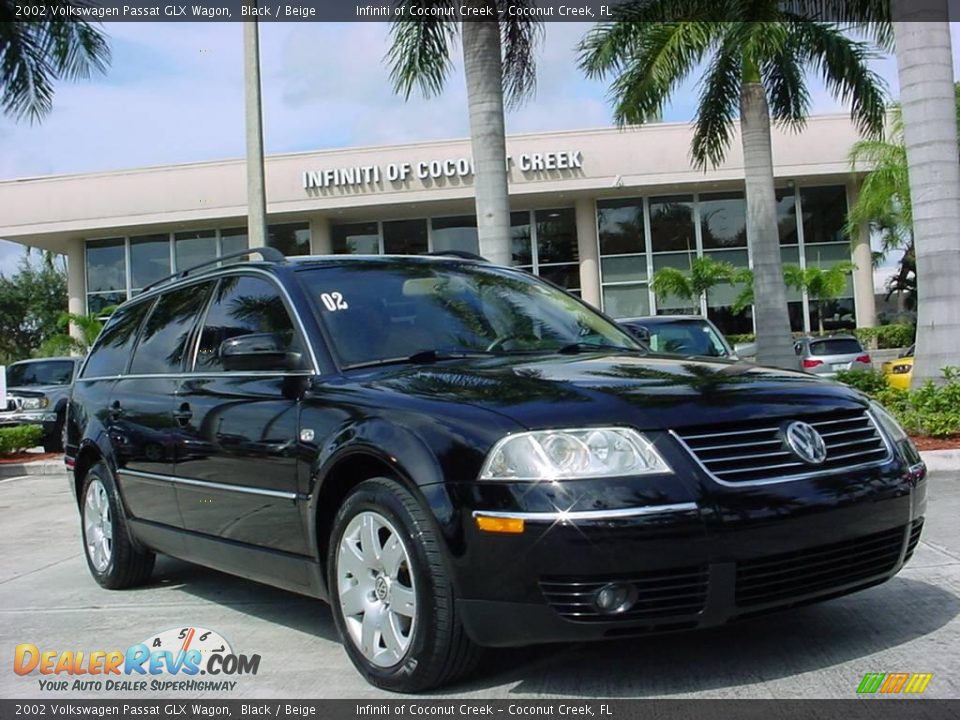 2002 Volkswagen Passat GLX Wagon Black / Beige Photo #1