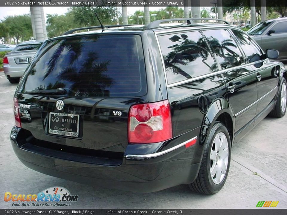 2002 Volkswagen Passat GLX Wagon Black / Beige Photo #3