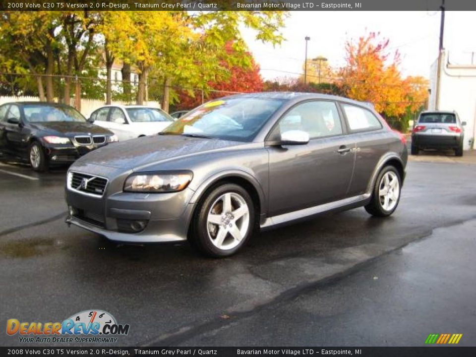 2008 Volvo C30 T5 Version 2.0 R-Design Titanium Grey Pearl / Quartz Photo #1