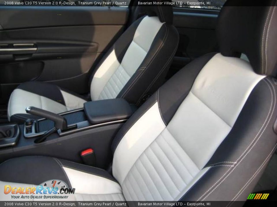 2008 Volvo C30 T5 Version 2.0 R-Design Titanium Grey Pearl / Quartz Photo #12