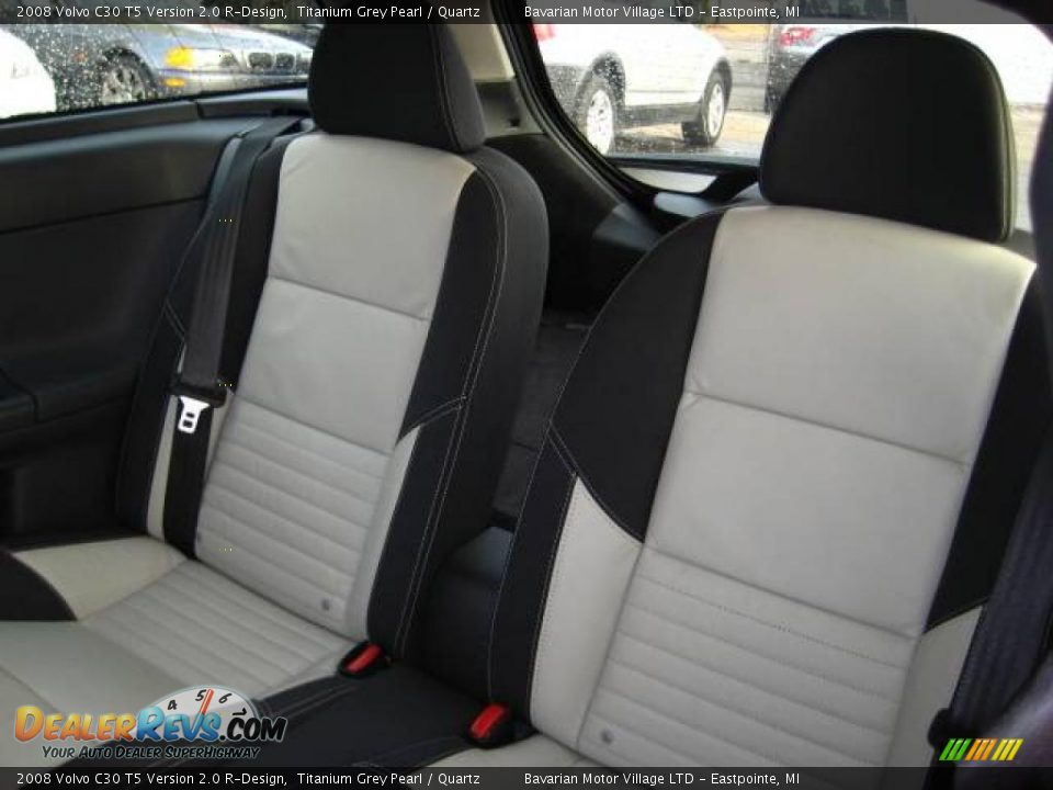 2008 Volvo C30 T5 Version 2.0 R-Design Titanium Grey Pearl / Quartz Photo #13