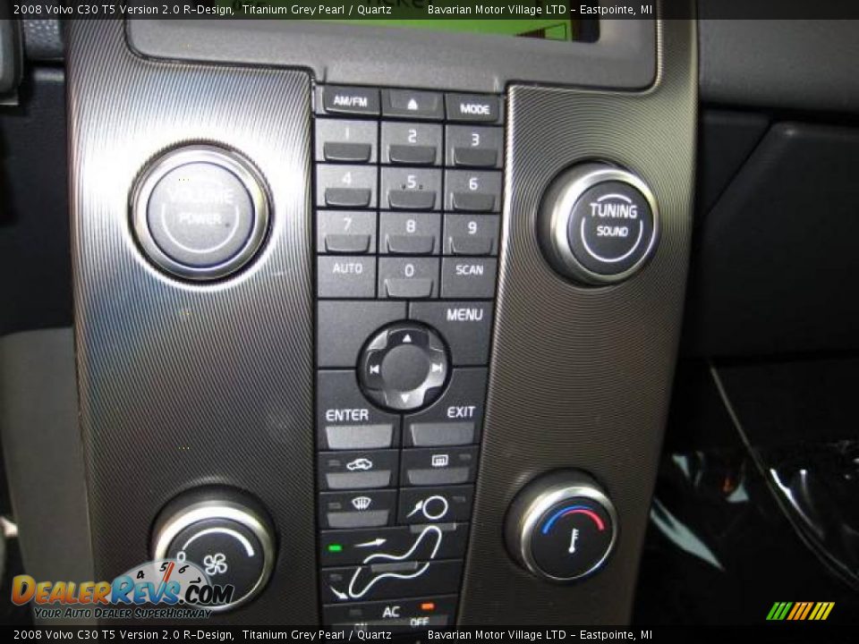 2008 Volvo C30 T5 Version 2.0 R-Design Titanium Grey Pearl / Quartz Photo #17