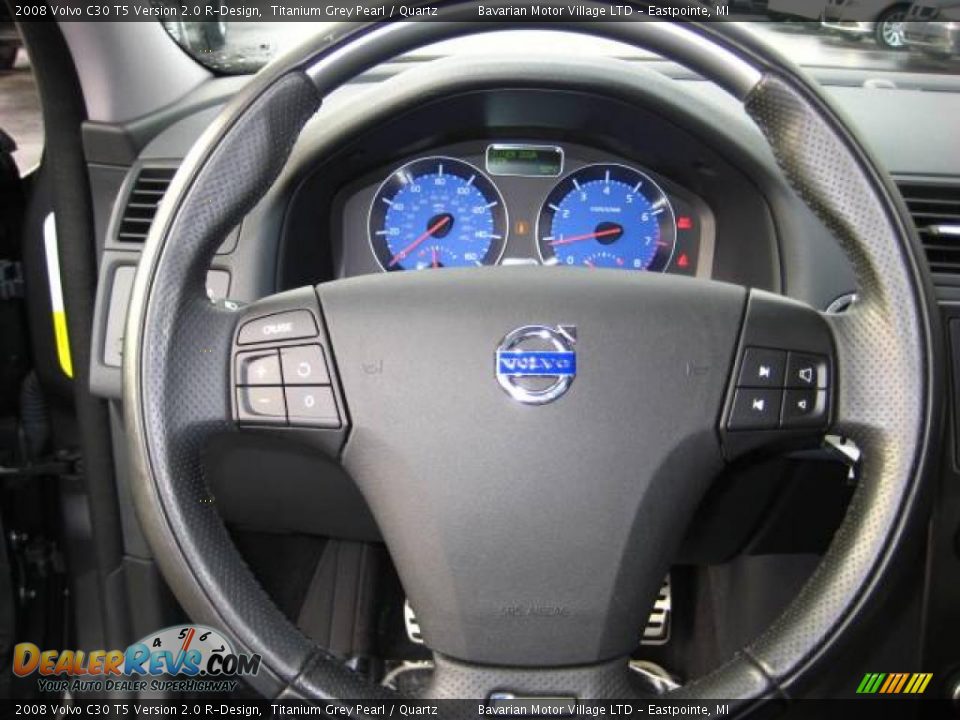2008 Volvo C30 T5 Version 2.0 R-Design Titanium Grey Pearl / Quartz Photo #20