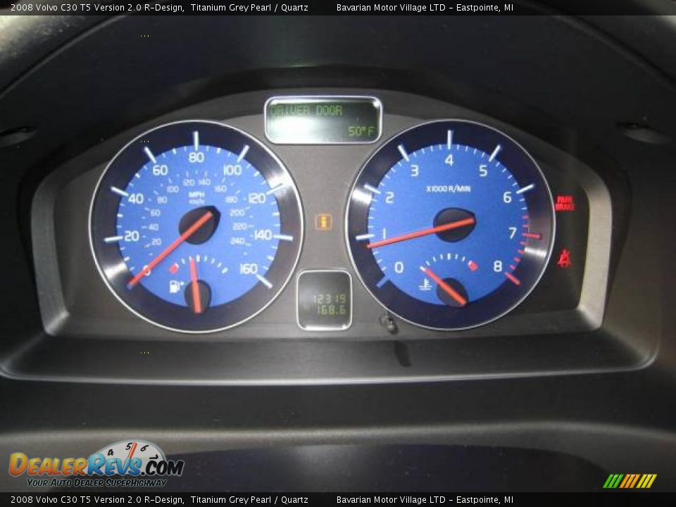 2008 Volvo C30 T5 Version 2.0 R-Design Titanium Grey Pearl / Quartz Photo #21