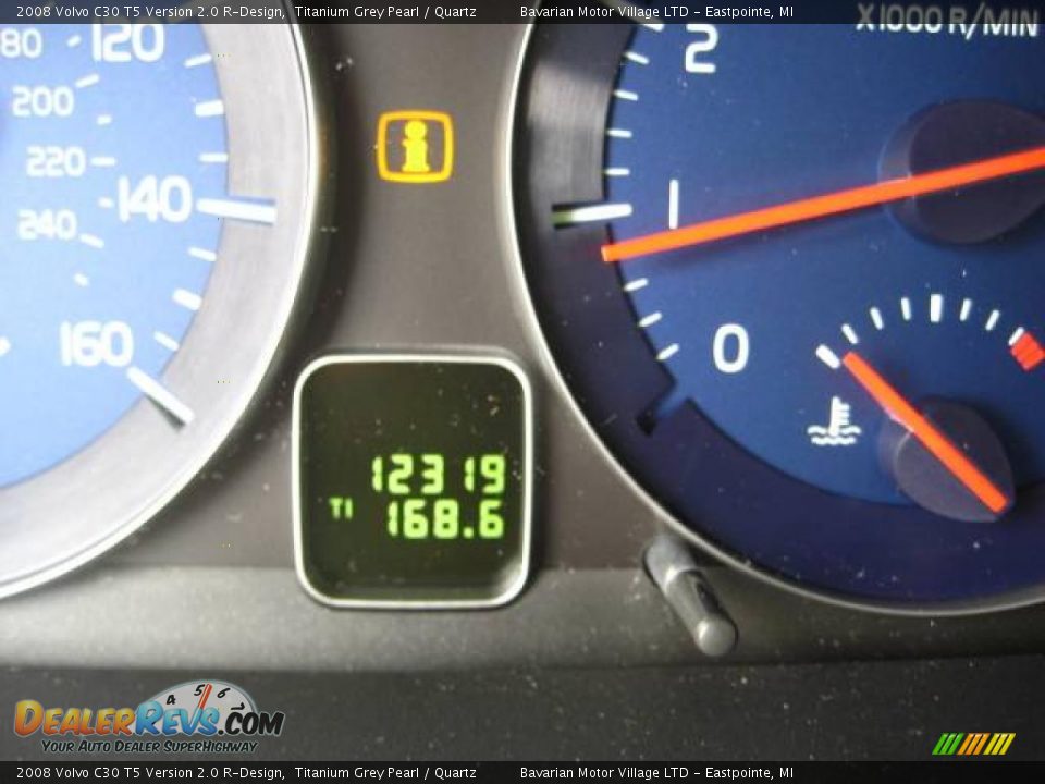 2008 Volvo C30 T5 Version 2.0 R-Design Titanium Grey Pearl / Quartz Photo #22