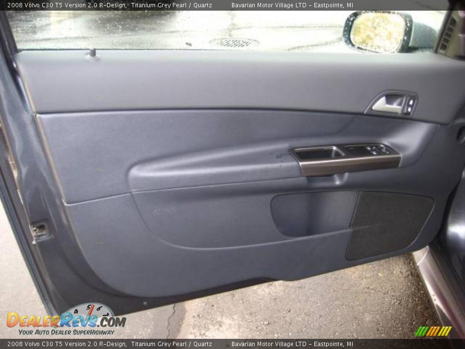 2008 Volvo C30 T5 Version 2.0 R-Design Titanium Grey Pearl / Quartz Photo #24