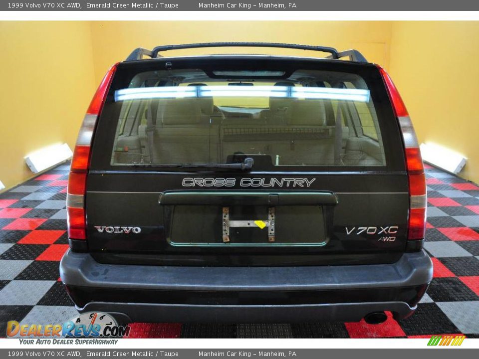 1999 Volvo V70 XC AWD Emerald Green Metallic / Taupe Photo #5