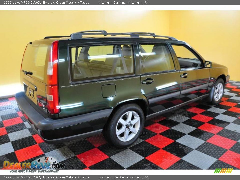 1999 Volvo V70 XC AWD Emerald Green Metallic / Taupe Photo #6