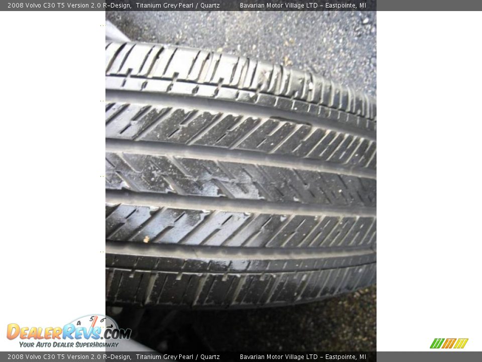 2008 Volvo C30 T5 Version 2.0 R-Design Titanium Grey Pearl / Quartz Photo #25