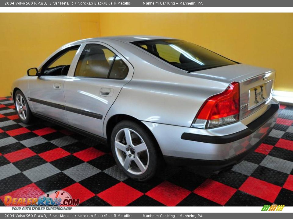 2004 Volvo S60 R AWD Silver Metallic / Nordkap Black/Blue R Metallic Photo #4