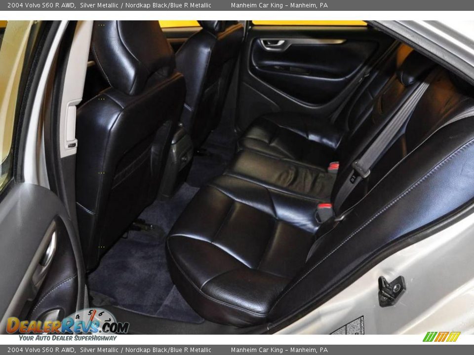2004 Volvo S60 R AWD Silver Metallic / Nordkap Black/Blue R Metallic Photo #9