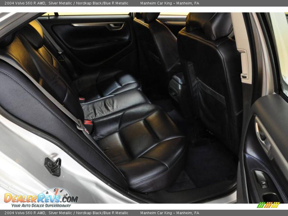 2004 Volvo S60 R AWD Silver Metallic / Nordkap Black/Blue R Metallic Photo #12