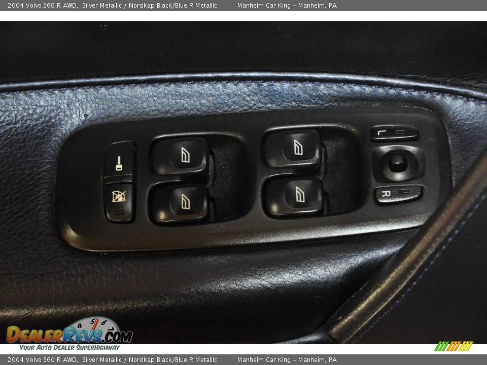 2004 Volvo S60 R AWD Silver Metallic / Nordkap Black/Blue R Metallic Photo #14