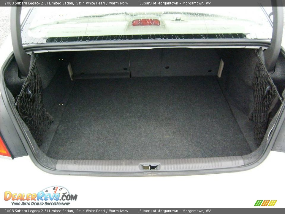 2008 Subaru Legacy 2.5i Limited Sedan Satin White Pearl / Warm Ivory Photo #16
