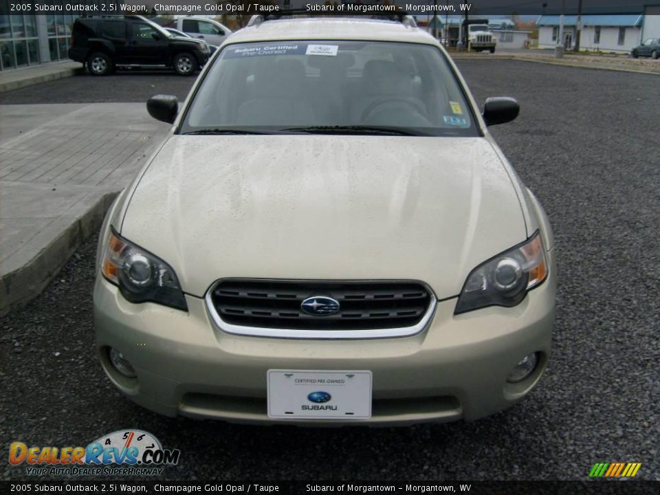 2005 Subaru Outback 2.5i Wagon Champagne Gold Opal / Taupe Photo #8