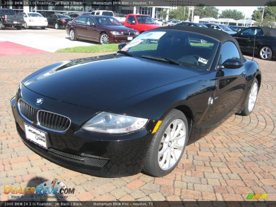 2006 BMW Z4 3.0i Roadster Jet Black / Black Photo #3