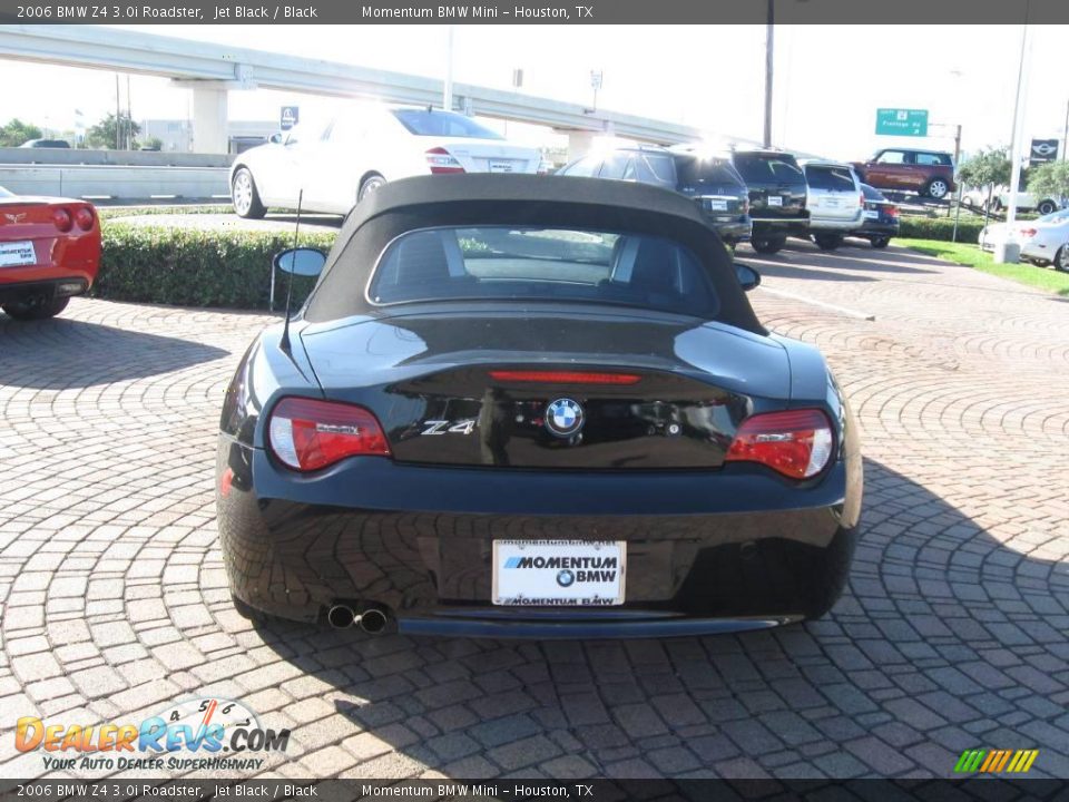 2006 BMW Z4 3.0i Roadster Jet Black / Black Photo #6