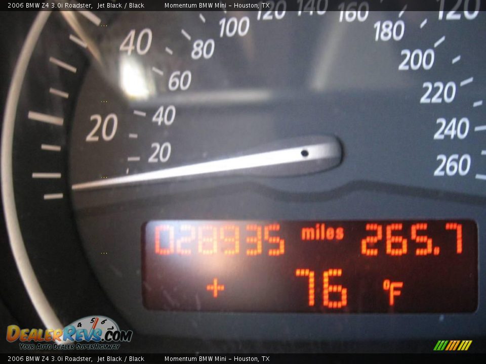 2006 BMW Z4 3.0i Roadster Jet Black / Black Photo #13