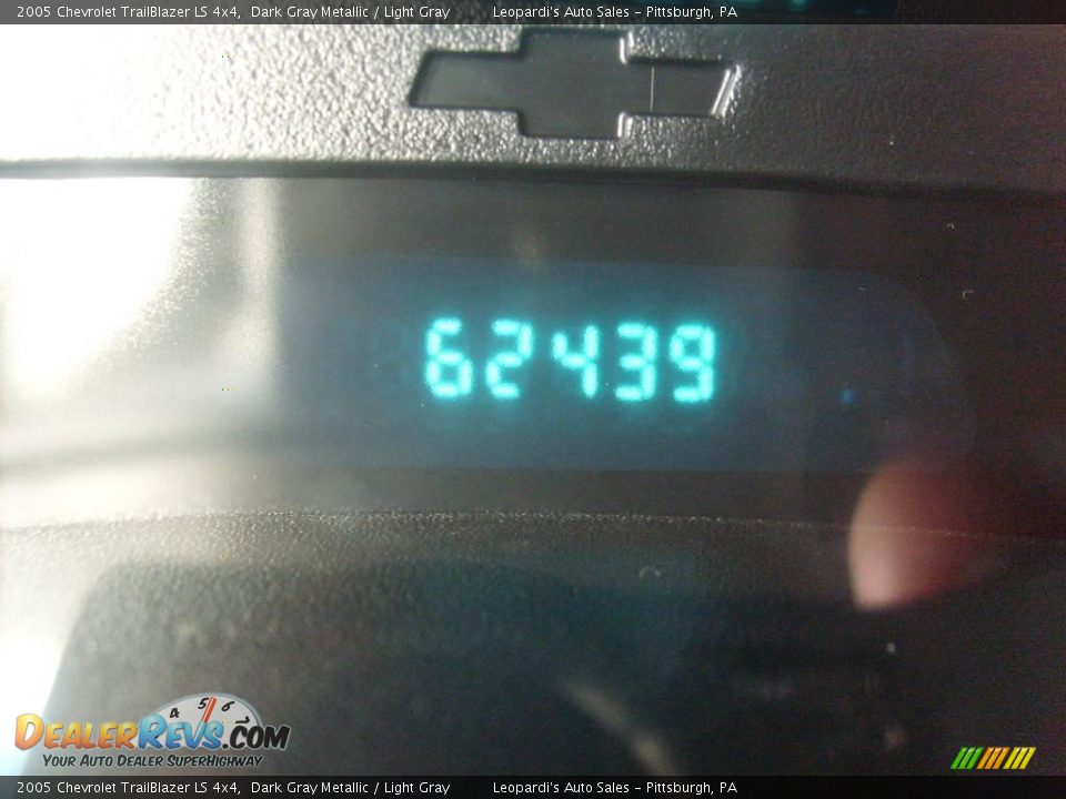 2005 Chevrolet TrailBlazer LS 4x4 Dark Gray Metallic / Light Gray Photo #15
