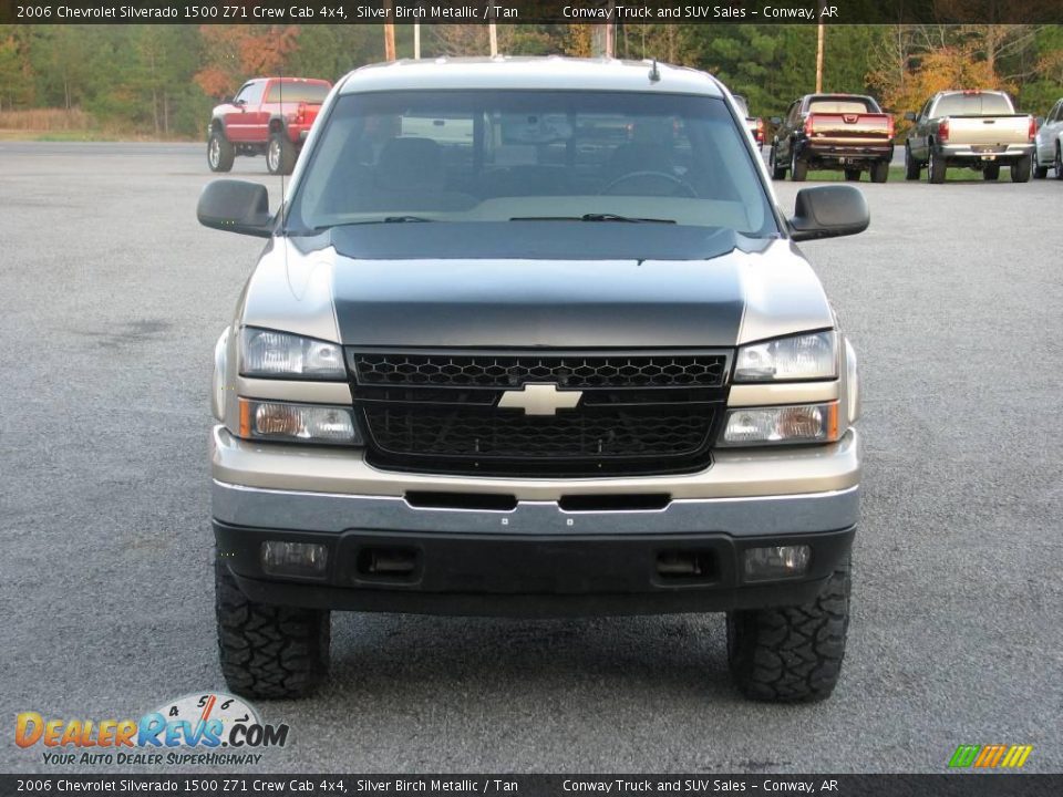 2006 Chevrolet Silverado 1500 Z71 Crew Cab 4x4 Silver Birch Metallic / Tan Photo #3