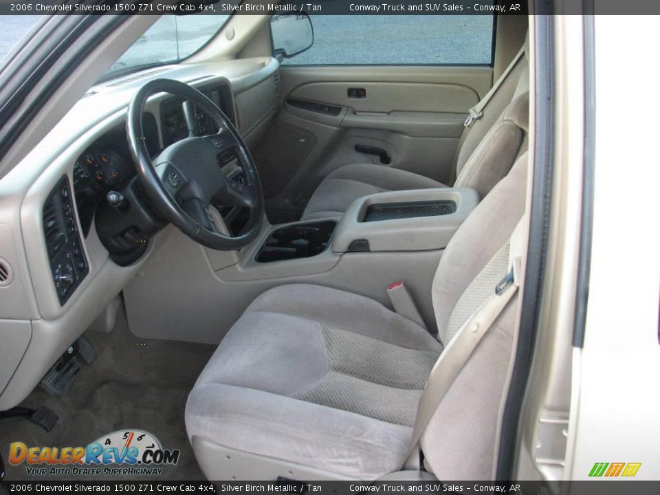 2006 Chevrolet Silverado 1500 Z71 Crew Cab 4x4 Silver Birch Metallic / Tan Photo #9
